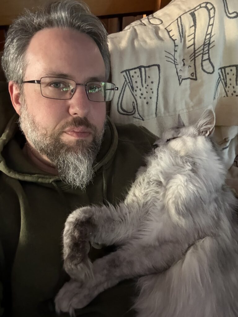 Demonstrating the art of human furnituring.